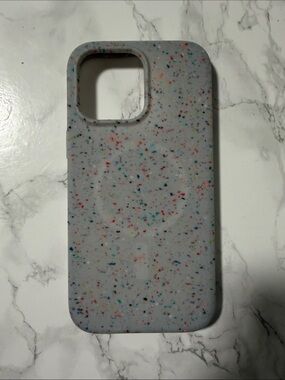 Otterbox Gray Speckled Phone Case - iPhone 14 Pro Max